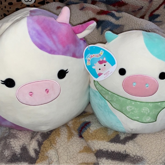 Kalina and Belana Squishmallow cows bundle - Picture 1 of 1